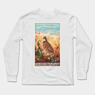 American Breakfast Cereals Advertisment Long Sleeve T-Shirt